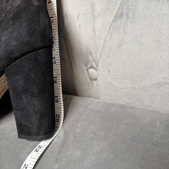 Sam Edelman Black Suede Knee High Block Heel Boots – Women’s Size 8.5 - Picture 4 of 10